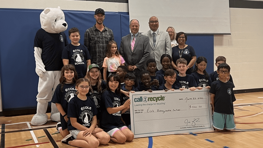 Call2Recycle and Earth Rangers award Winnipeg schools for their battery recycling successes